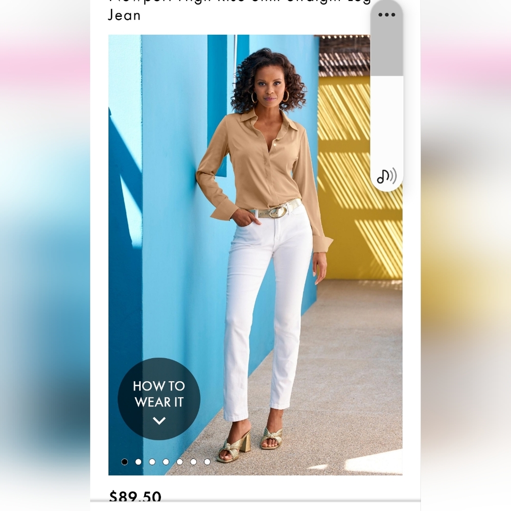 BP white skinny jeans